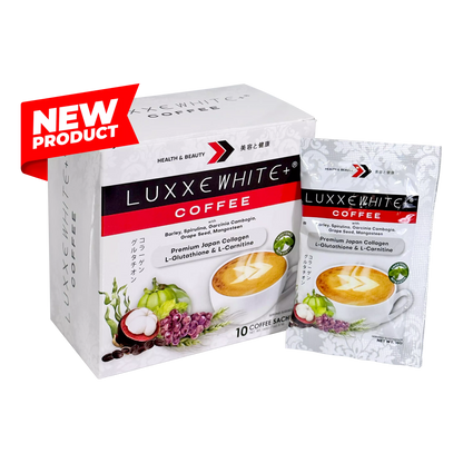 luxxe white l carnitine Coffee Premium Japan Collagen, L-Glutathione, L-Carnitine Body goals? Now closer than